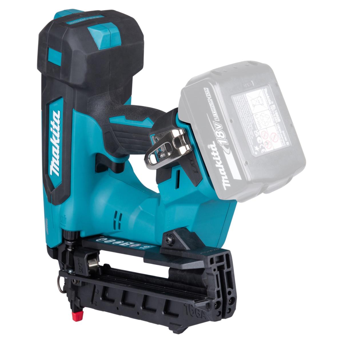 Makita Akku-Stauchkopfnagler 16ga 20° gewinkelt, 32-64 mm