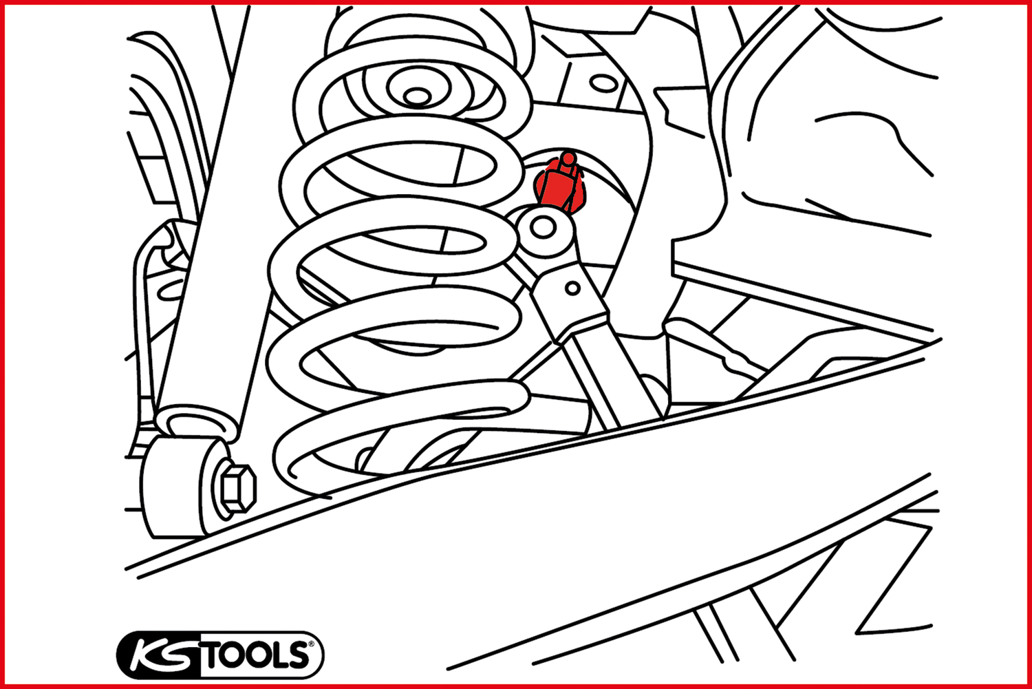 KS Tools 1/2" Sturzeinstellschlüssel für VAG