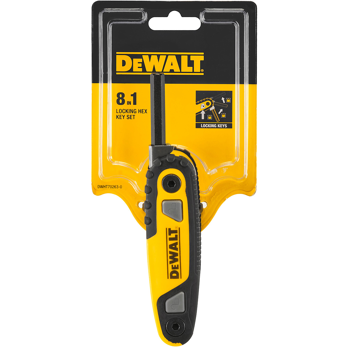 DEWALT Innen-Sechskantschl Taschen-Set 8-tlg.