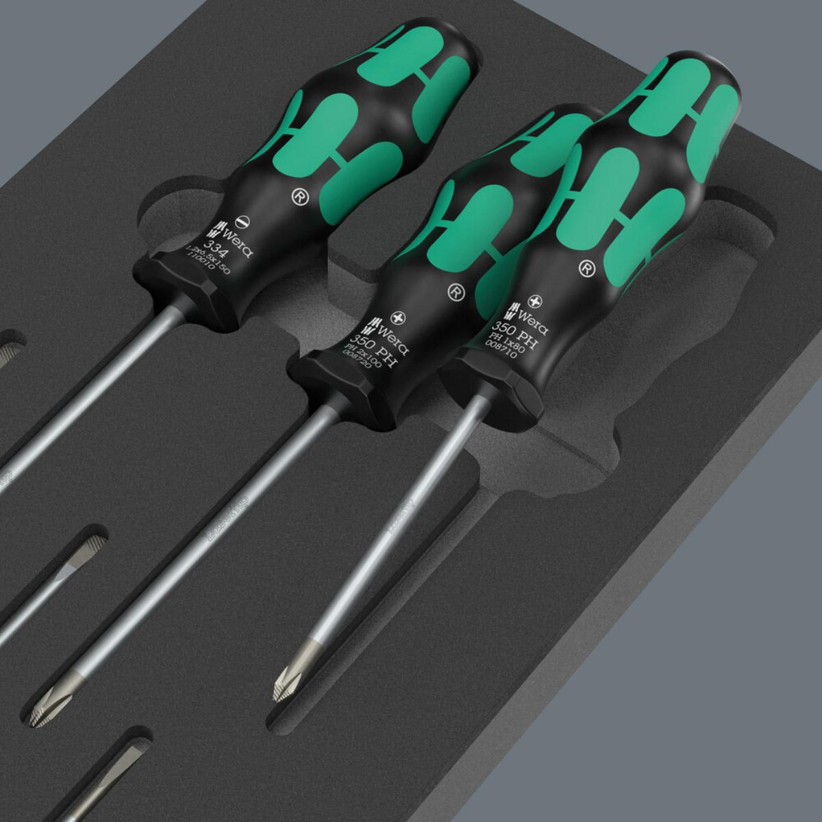 Wera 9717 Schaumstoffeinlage Schraubendreher Kraftform Serie 300 Set 1