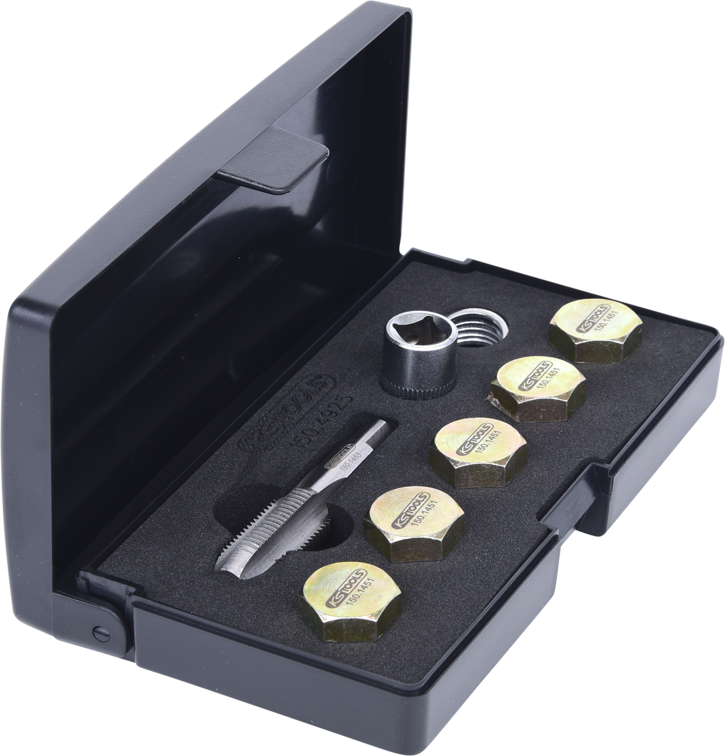 KS Tools Ölablassschrauben-Gewindereparatur-Satz, 12-tlg M15 x 1,5
