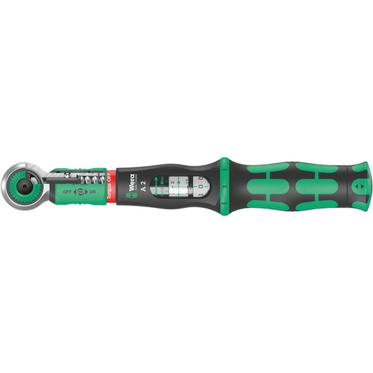 Wera Safe-Torque A 2 Drehmomentschlüssel mit 1/4"-Sechskantantrieb, 2-12 Nm