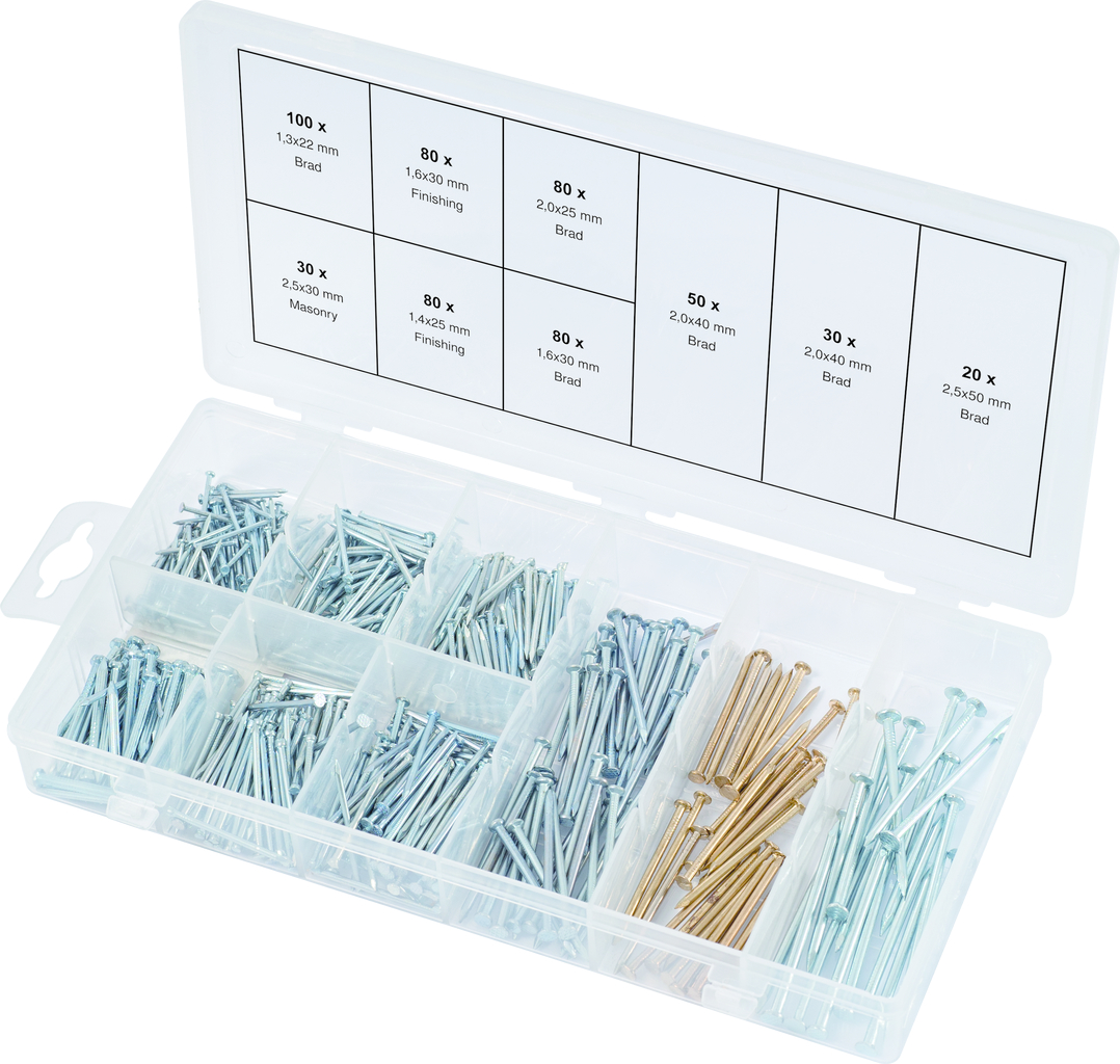KS Tools Sortiment Nägel,550-tlg