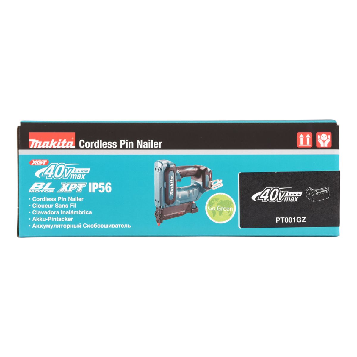 Makita Akku-Stiftnagler 40V max. (ohne Akku, ohne Ladegerät) PT001GZ