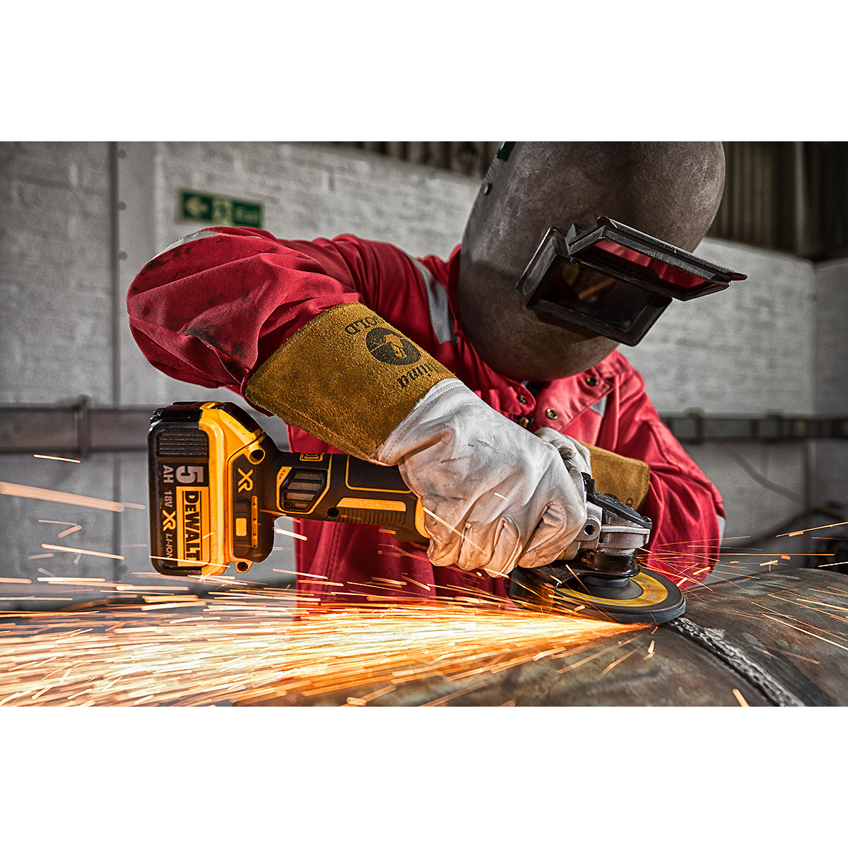 DEWALT Akku-Winkelschleifer 18V 125mm + 3 Akku