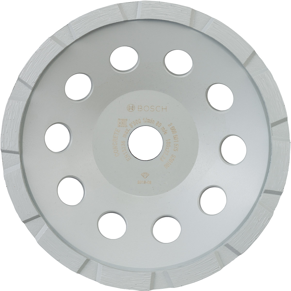 Bosch Diamanttopfscheibe Standard for Concrete, 180 x 22,23 x 5 mm