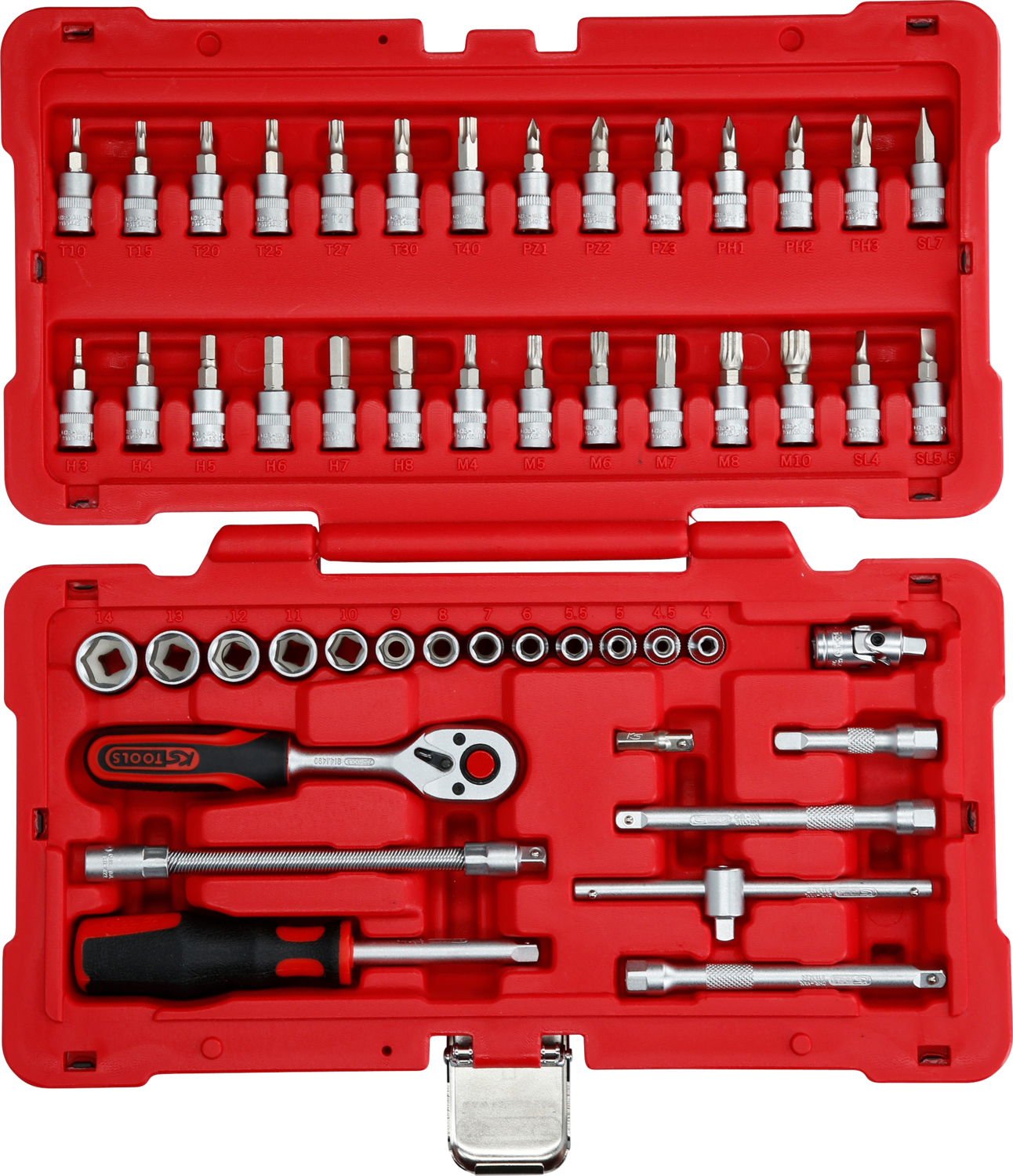 KS Tools 1/4" Steckschlüssel-Satz, 50-tlg