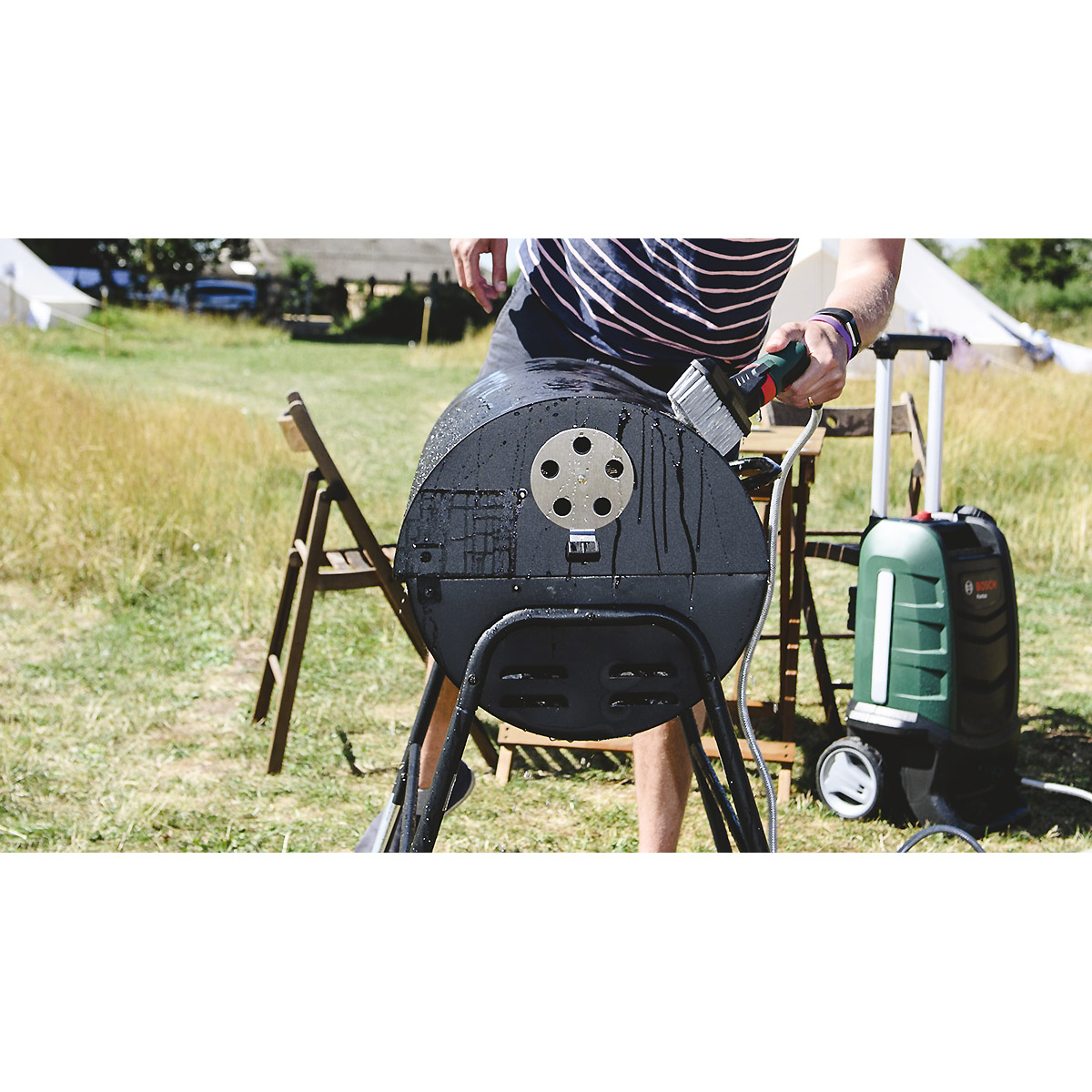 Bosch Akku-Reinigungsgeräte für den Außenbereich Fontus 18V