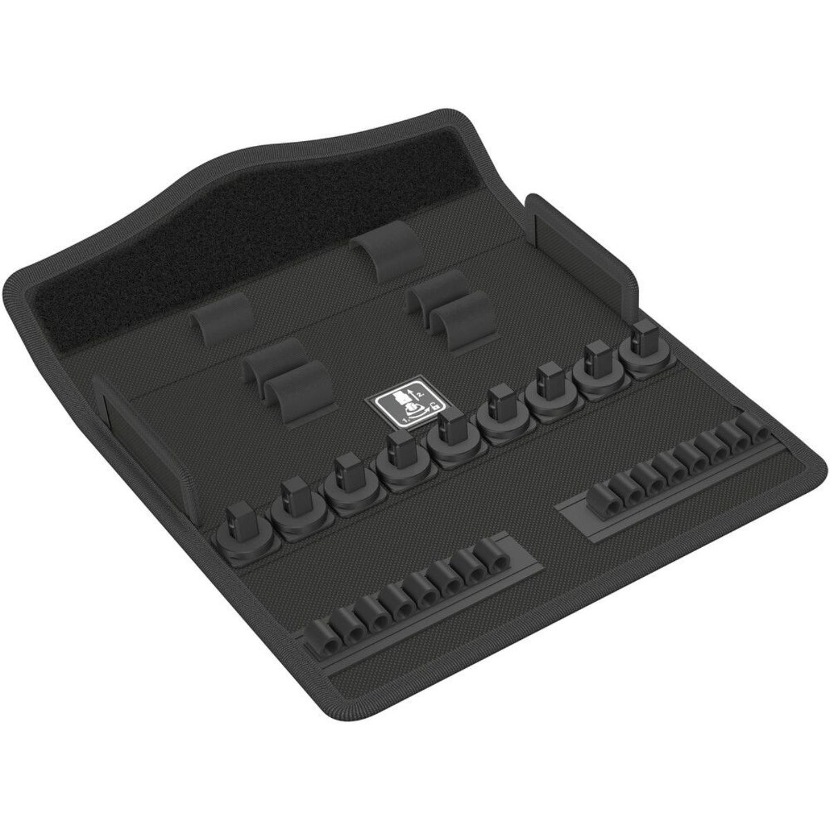Wera 9473 Textile Box 8004 B Zyklop Metal 3/8", leer