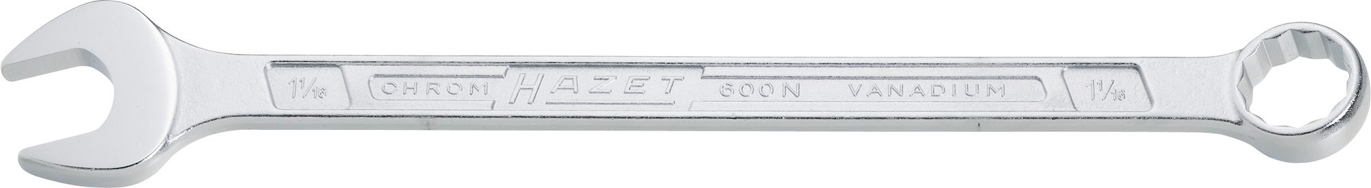 HAZET Ring-Maulschlüssel Außen-Doppel-Sechskant Zoll