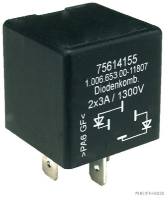 HERTH&BUSS Diode, 3 A, 1300 V