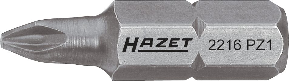 HAZET Bit Sechskant 6,3 (1/4 Zoll) Pozidriv Profil PZ 