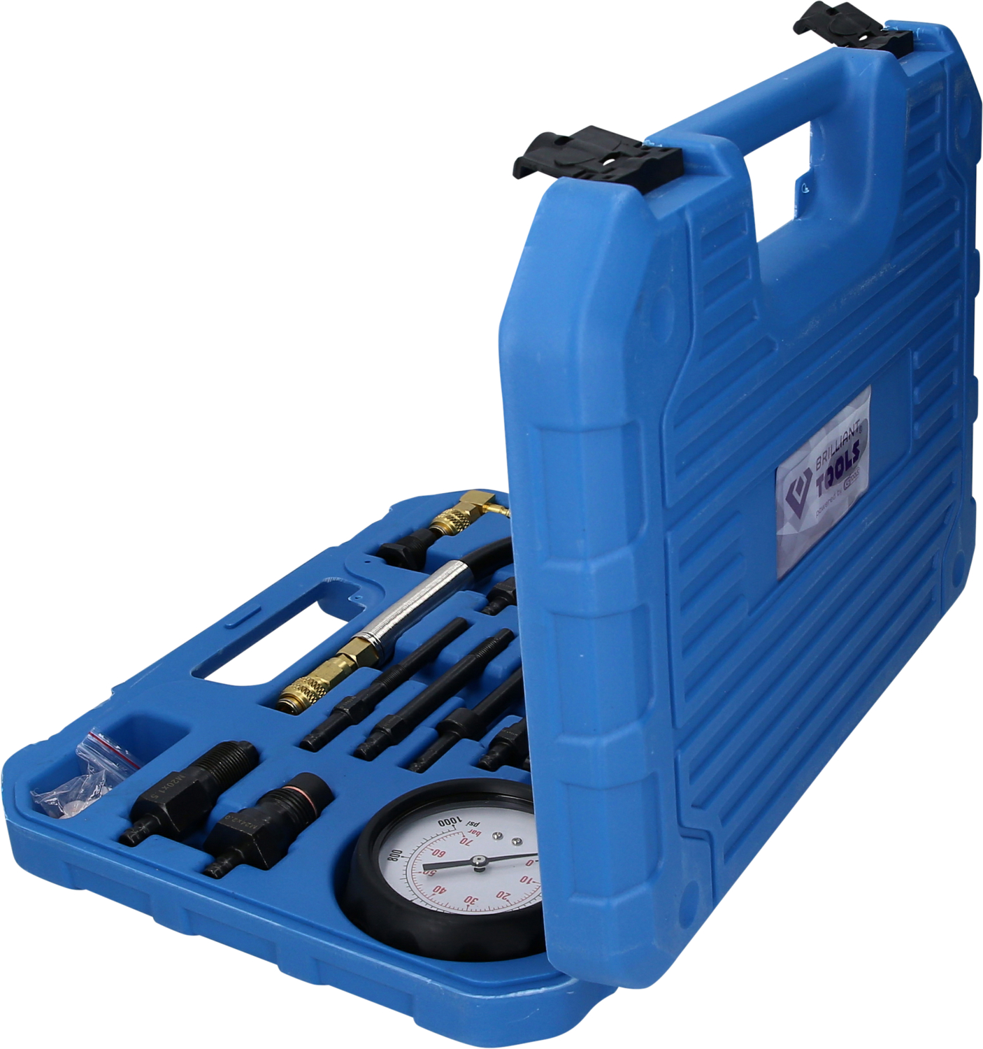 Brilliant Tools Kompressionstester-Satz für Diesel Motoren, 13-tlg - BT581050