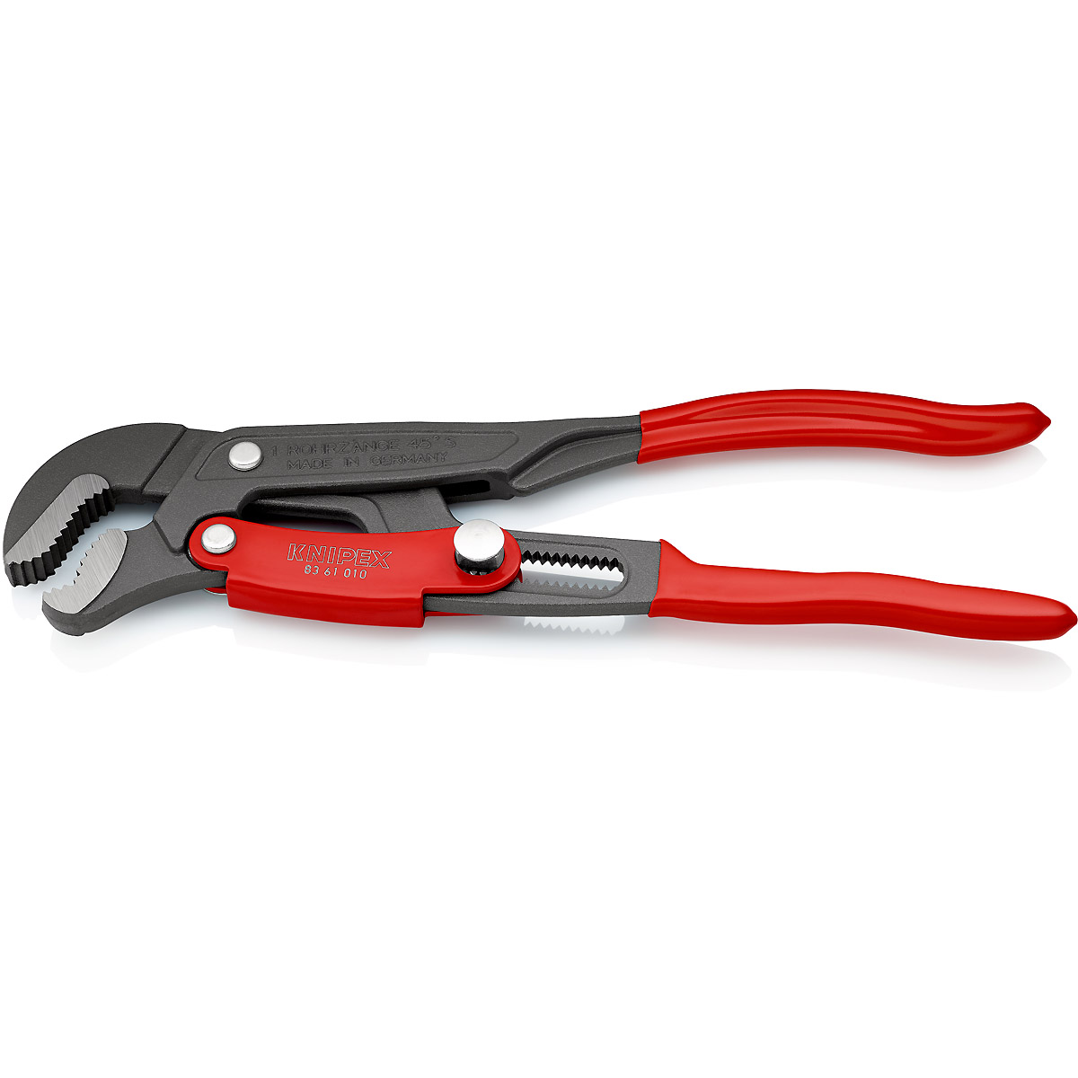 KNIPEX Rohrzange S-Maul mit Schnelleinstellung 330 mm grau pulverbeschichtet