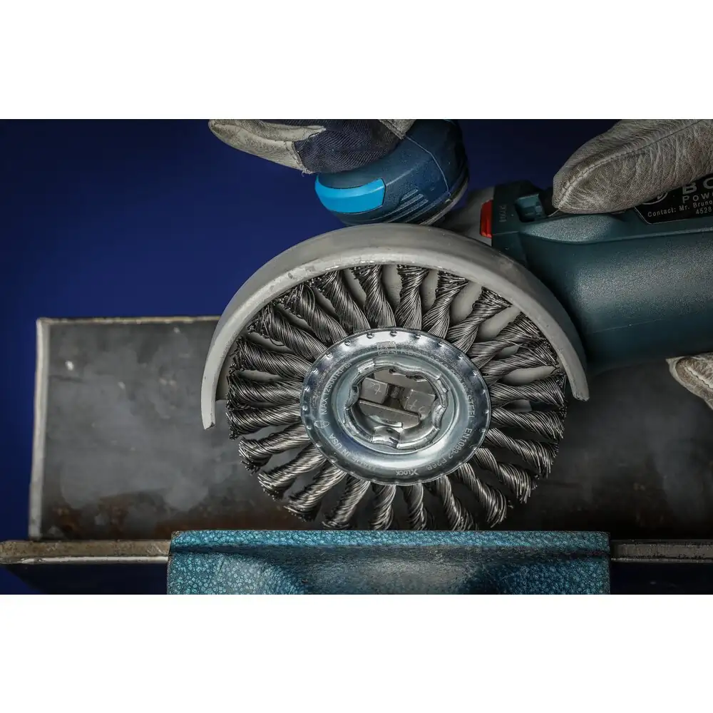 PFERD TOOLS Rundbürste gezopft RBG X-LOCK Edelstahl-Draht
