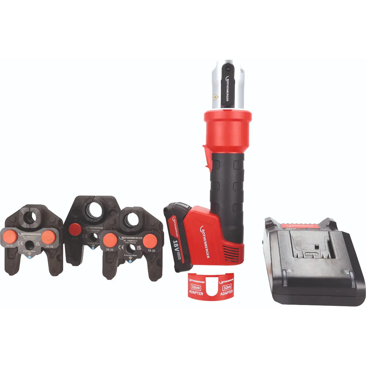 Rothenberger ROMAX NANO iJAWs Set, TH, 16-20-26mm, 2Ah, AMPShare