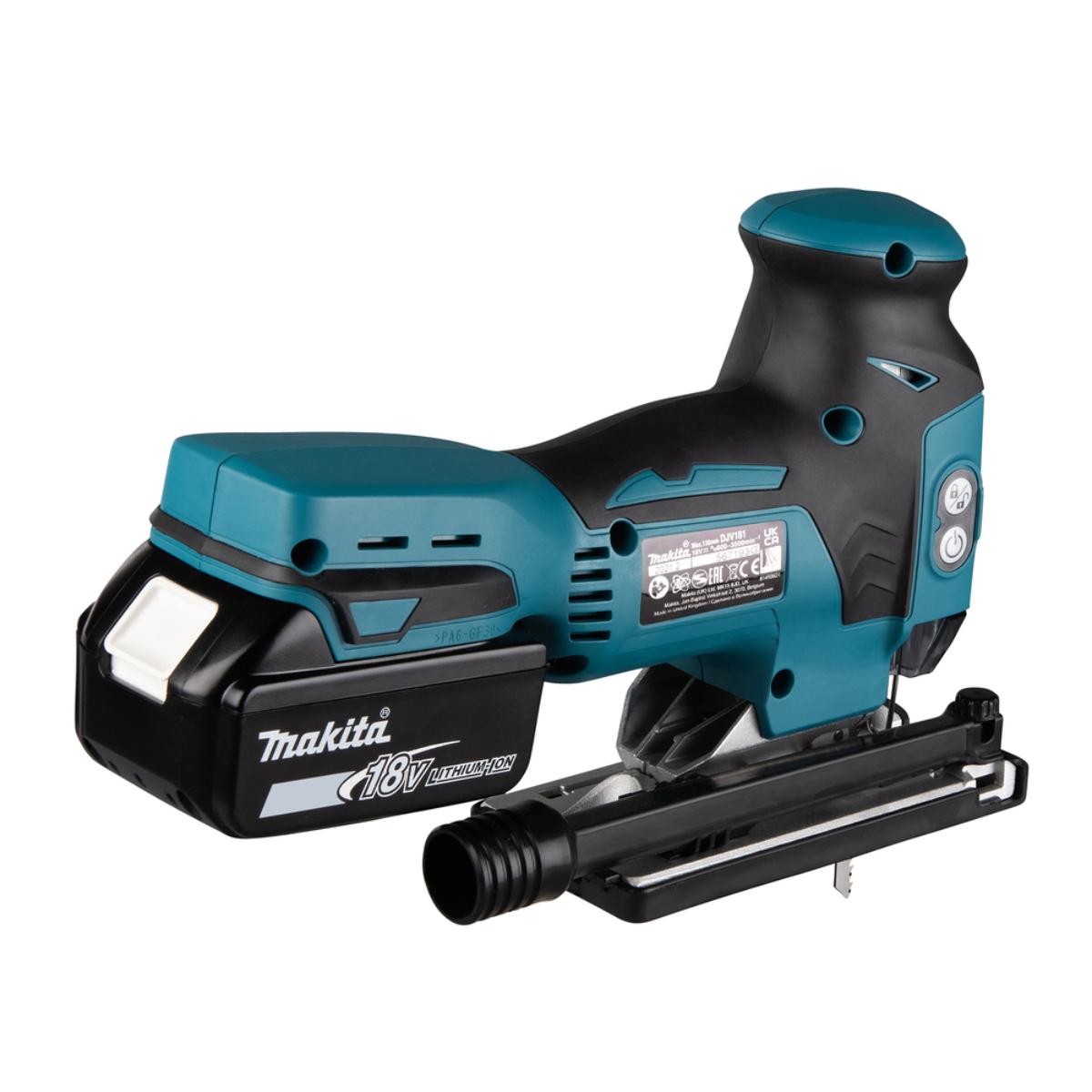 Makita Akku-Pendelhubstichsäge 18V - 800-3.500 U/min - 135 mm - DJV181RTJ
