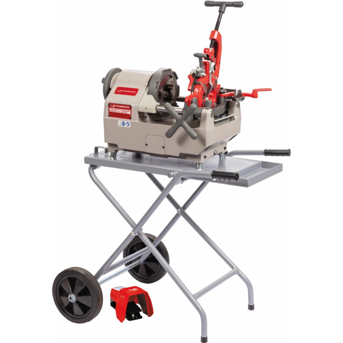 ROTHENBERGER Gewindeschneidmaschine ROPOWER 50 R, Automatic die head, BSPT R1/2 - 2 Zoll, 230V
