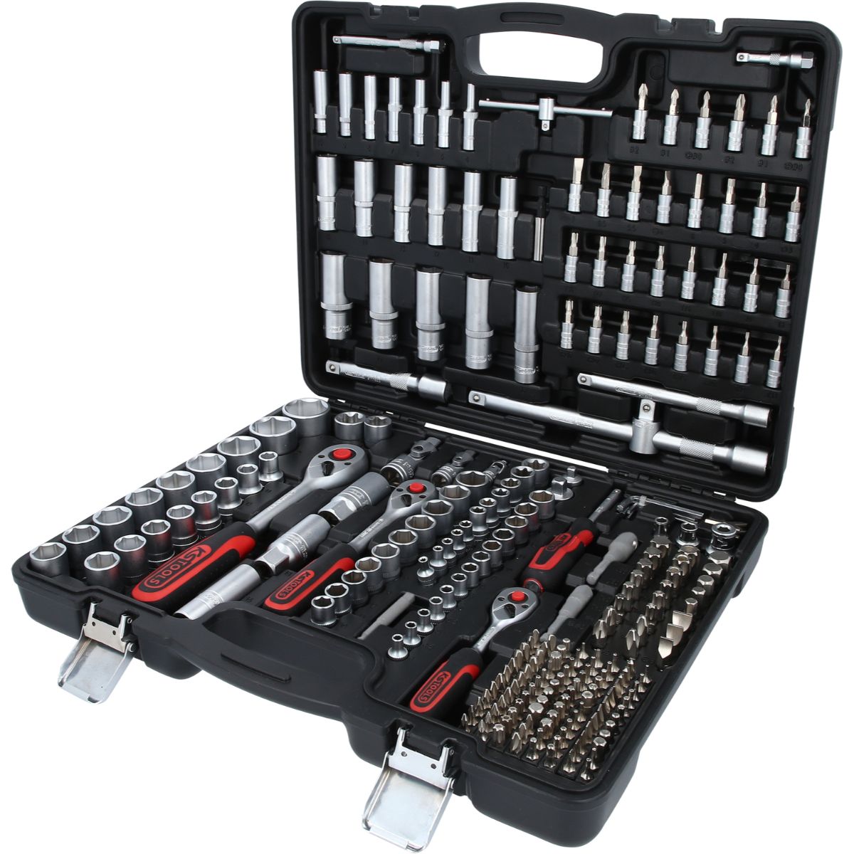 KS Tools 1/4 Zoll+3/8 Zoll+1/2 Zoll Steckschlüssel-Satz, 255-tlg