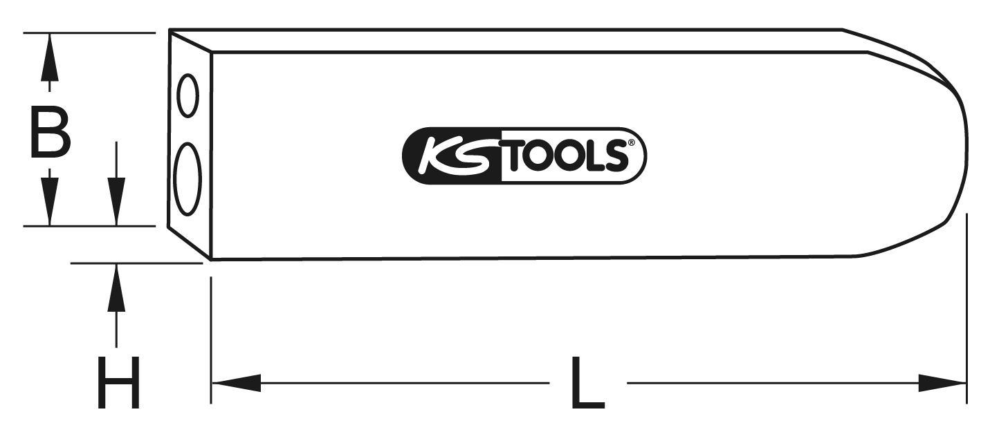 KS Tools Nietzieher und Kopfmacher, kombiniert