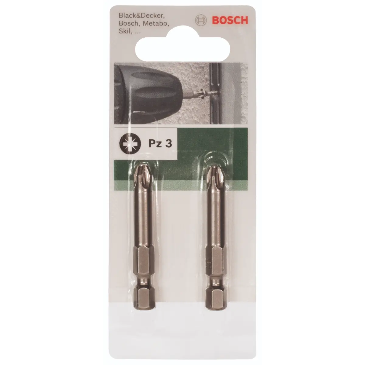 Bosch Schrauberklinge für Pozidriv-Kreuzschlitzschrauben (PZ3)