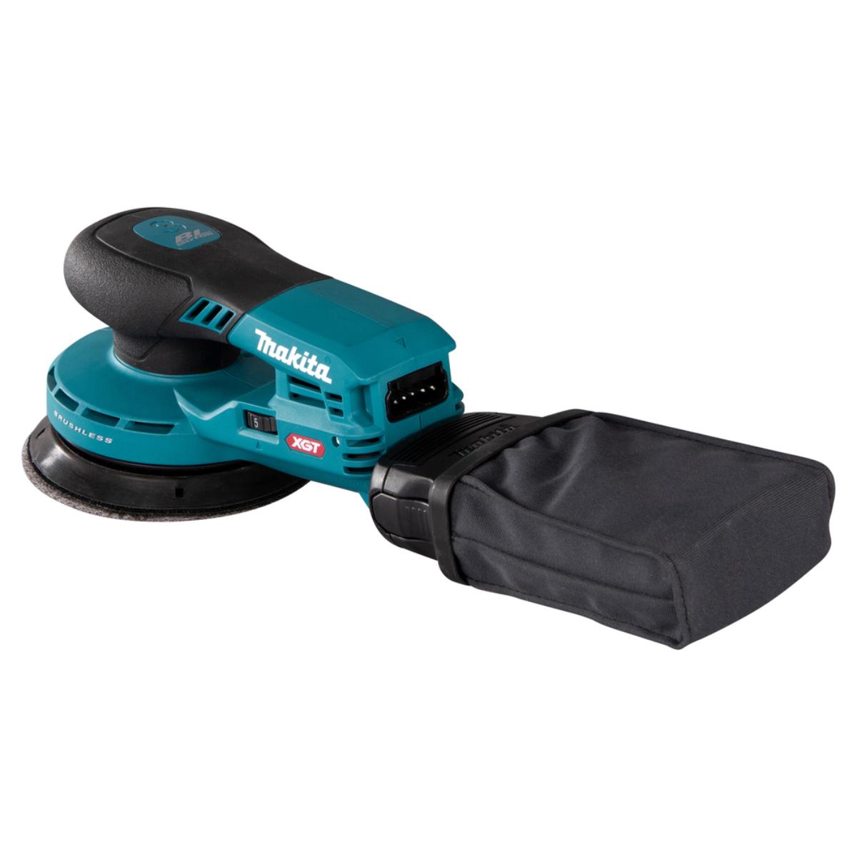 Makita Akku-Exzenterschleifer XGT - Connector - 125 mm Ø - 3,0 mm Hub - 1,6 m Kabel - BO003CGZ