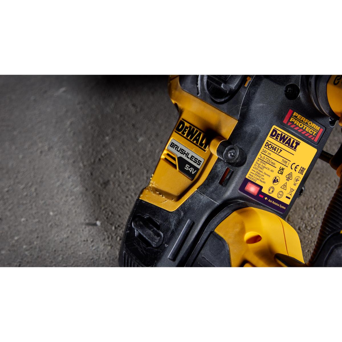 DEWALT Akku-Kombihammer SDS-plus, 54V, Basisv