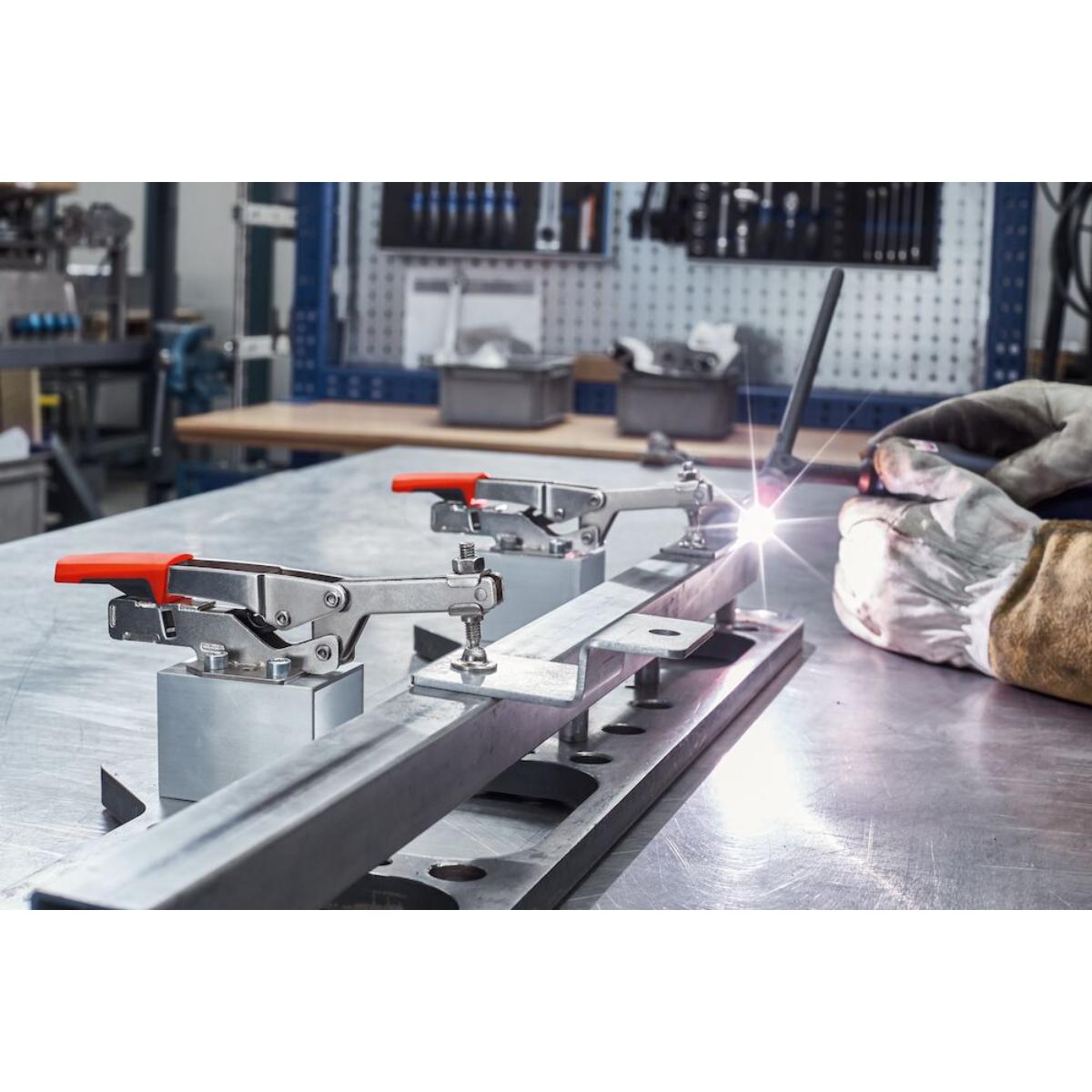 Bessey Waagrechtspanner mit offenem Arm und waagrechter Grundplatte STC-HH