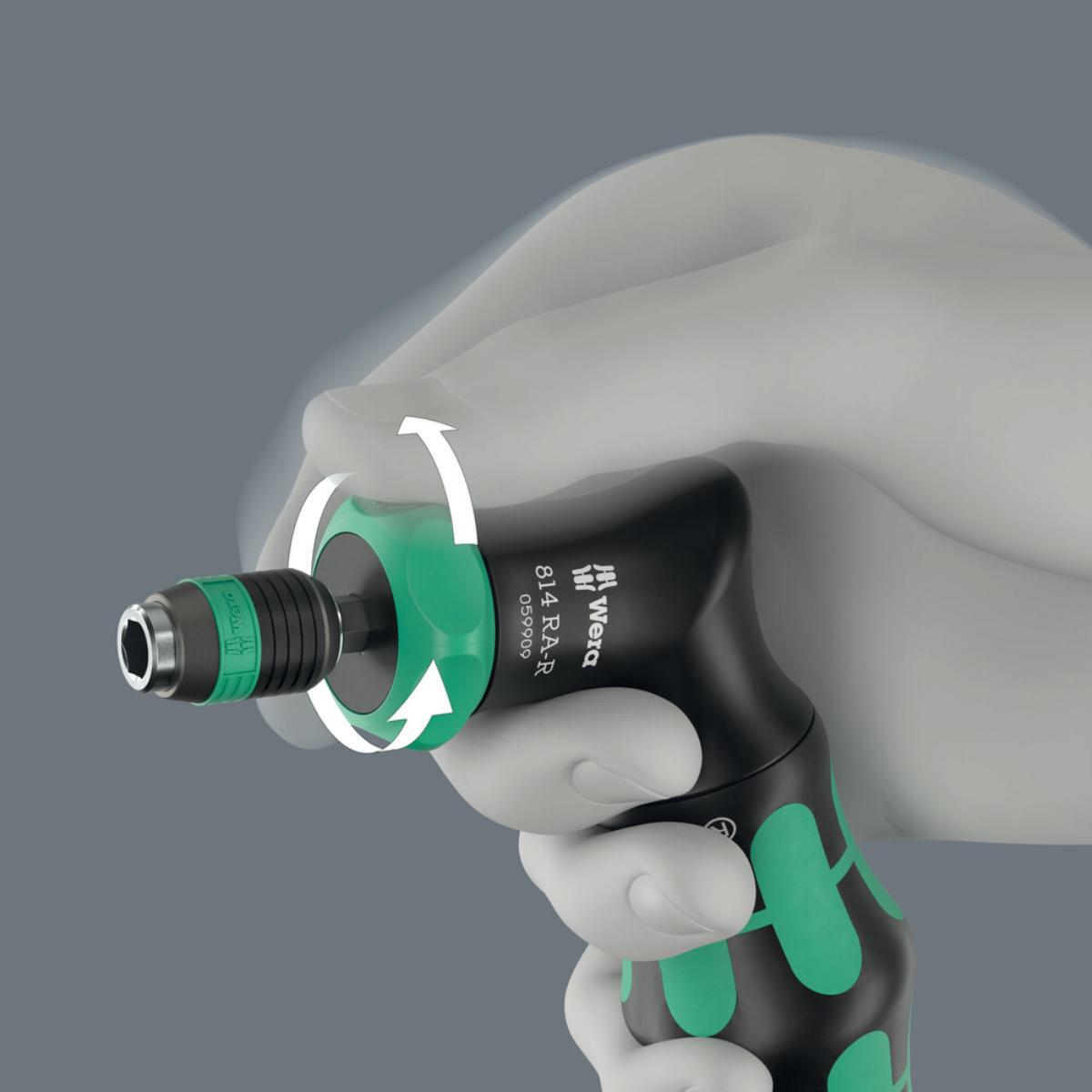 Wera Kraftform Kompakt Pistol RA-R 1, 7-teiliges Set