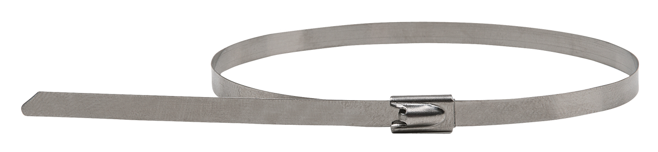 KS Tools Edelstahl Kabelbinder mit Kugelverschluss, 100 Stück