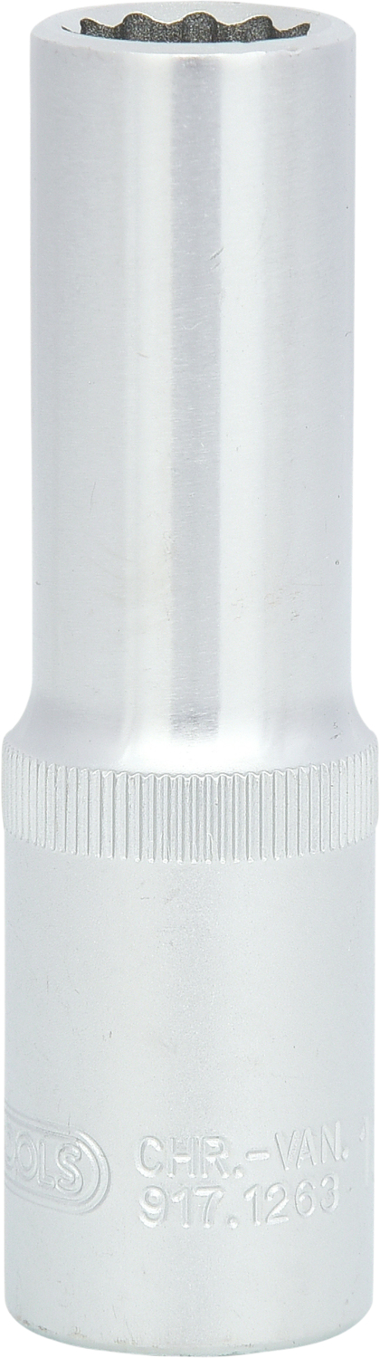 KS TOOLS 1/2" 12-kant-Stecknuss, lang