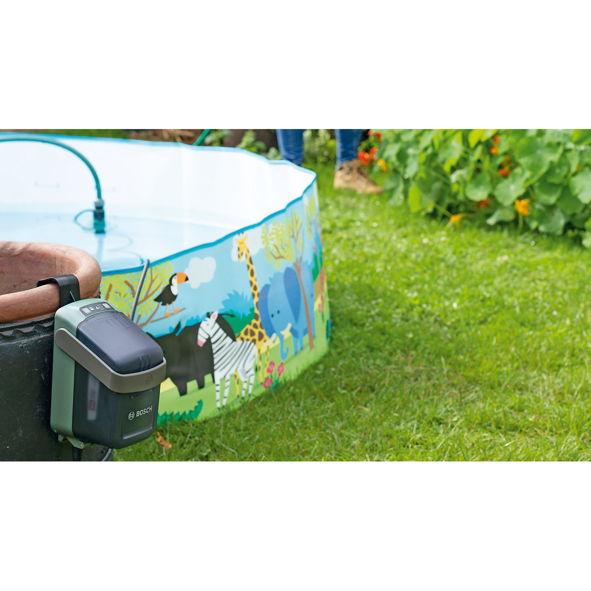 Bosch Akku-Regenwasserpumpen GardenPump 18V-2000