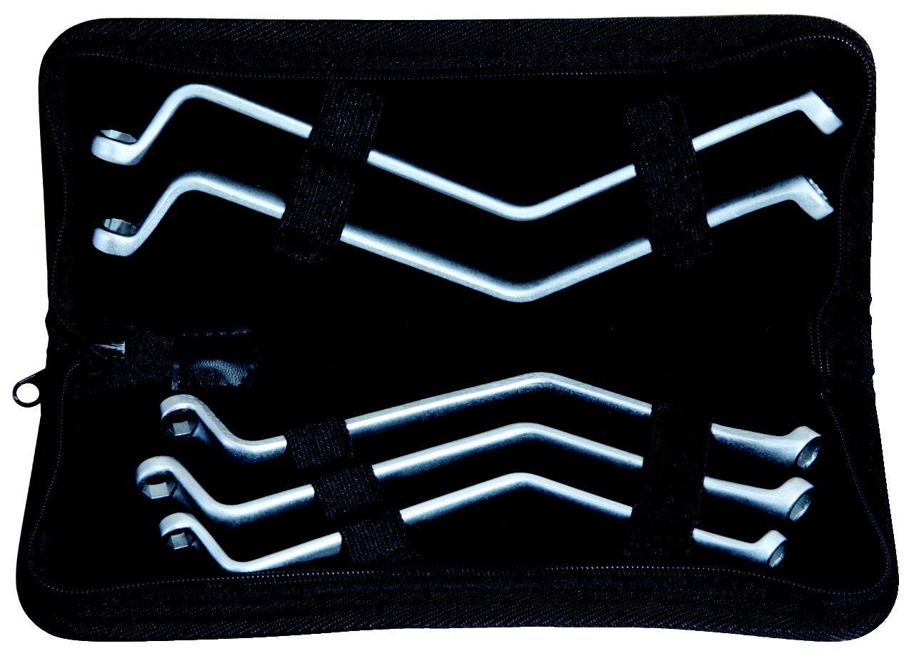 KS Tools Bremsen-Entlüftungsschlüssel-Satz, 5-tlg, 7-11mm
