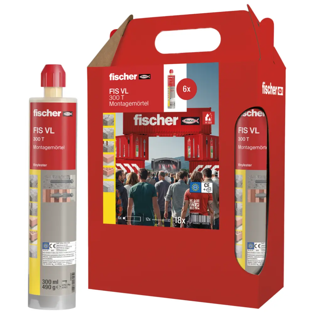 Fischer Aktion 2025 - Montagemörtel FIS VL 300 T (6 PACK)