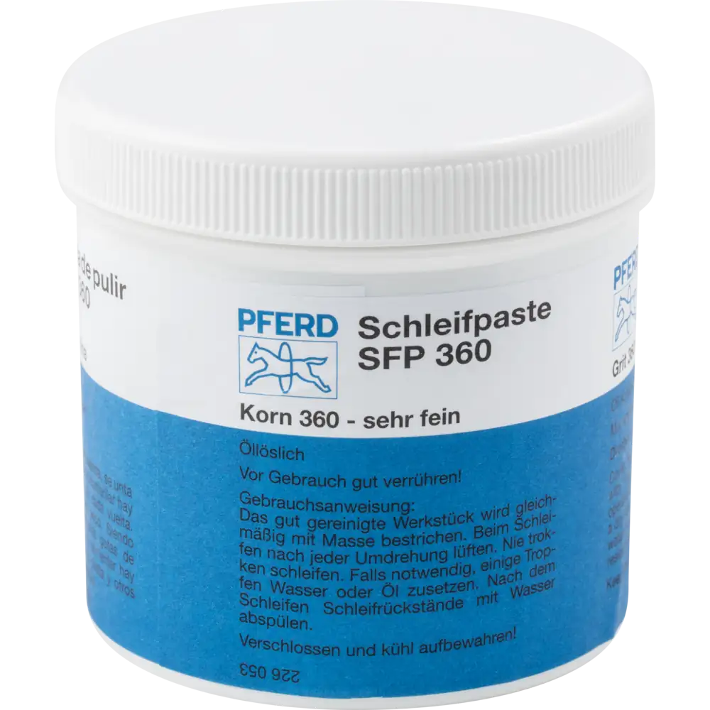 PFERD TOOLS Schleifpaste SFP 250g zum Fein-und Einschleifen von Ventilen und Lagern