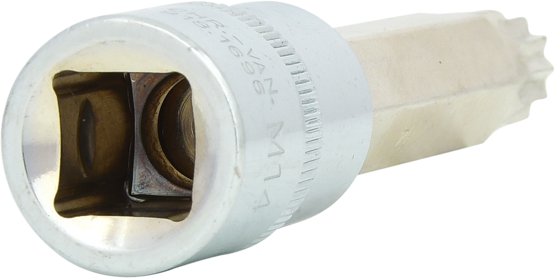 KS Tools 1/2" CHROMEplus Bit-Stecknuss, lang