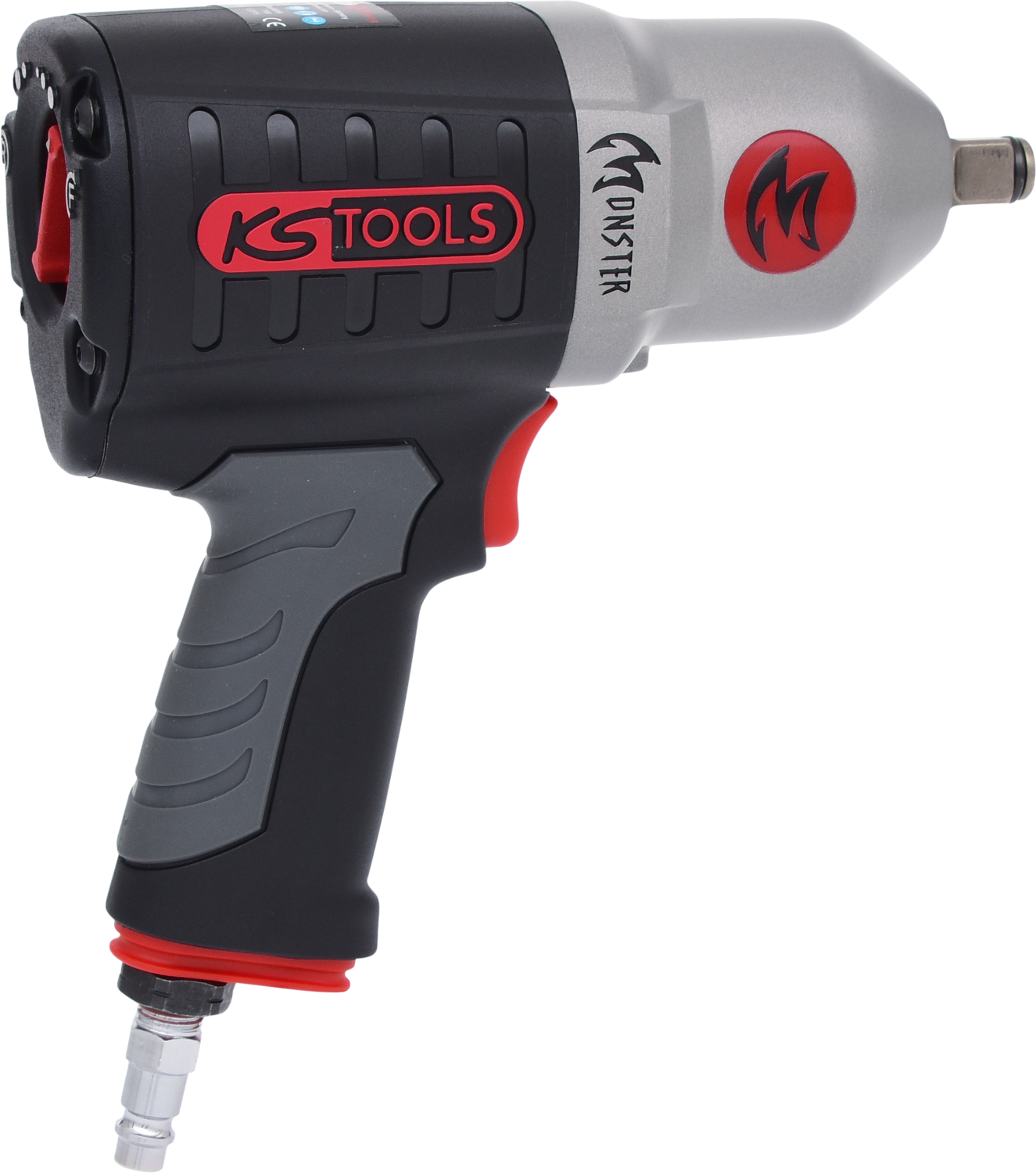 KS Tools 1/2" MONSTER Hochleistungs-Druckluft-Schlagschrauber, 1690Nm