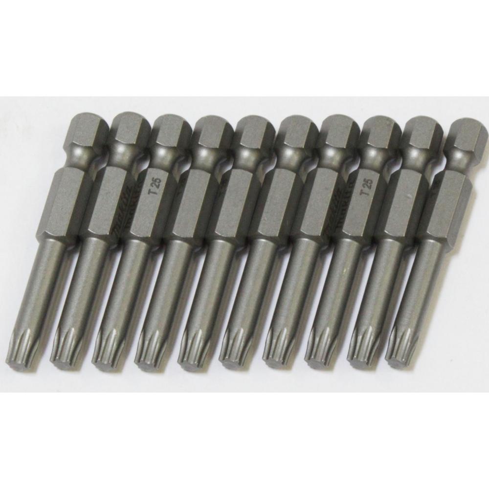 Makita Bit T25x50 10Stk, 10 Stück - T25 - 50 mm - P-72693