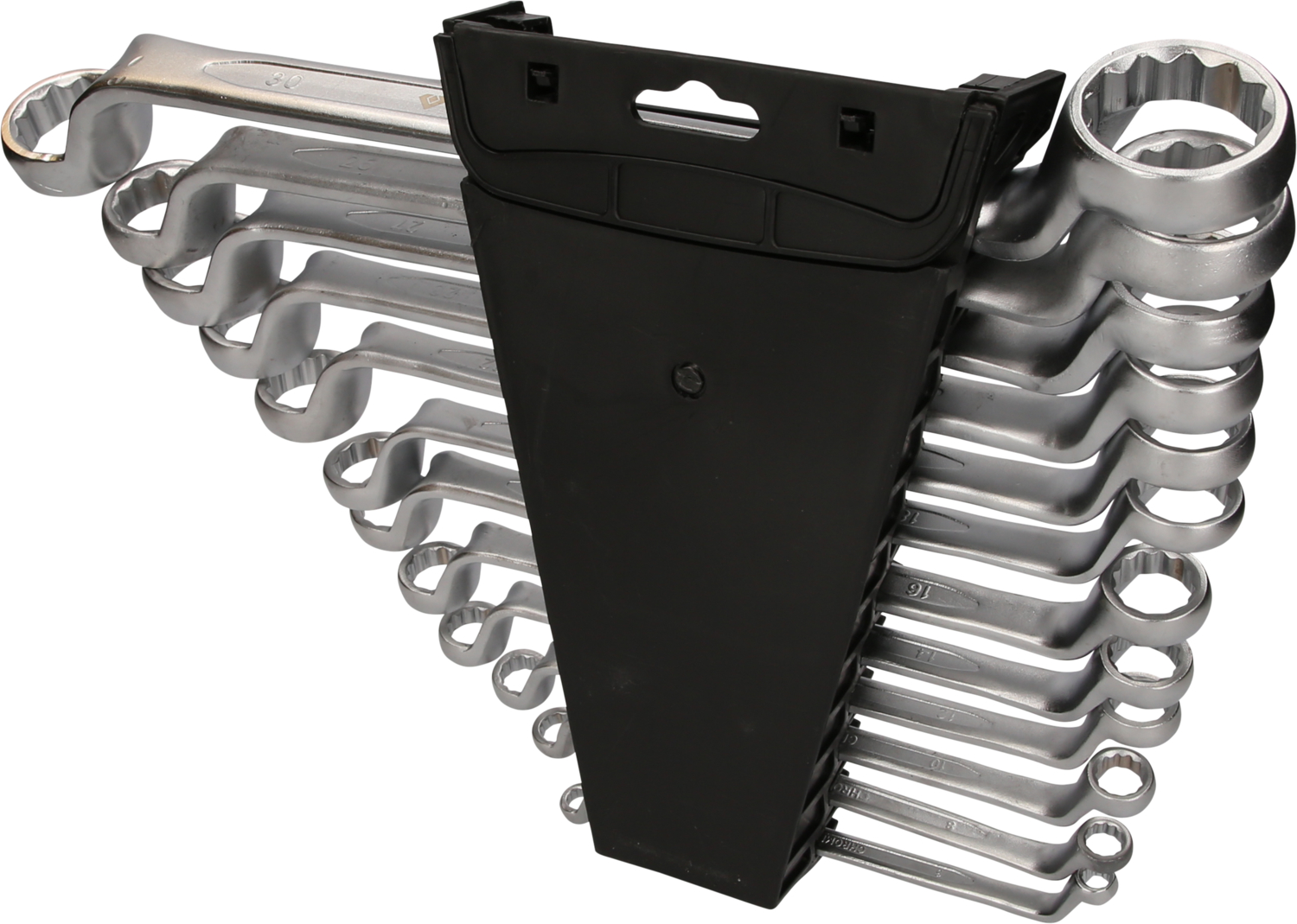 Brilliant Tools Doppel-Ringschlüssel-Satz, gekröpft, 12-tlg - BT012012