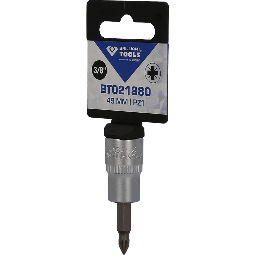 Brilliant Tools 3/8" PZ Kreuzschlitz Bit-Stecknuss