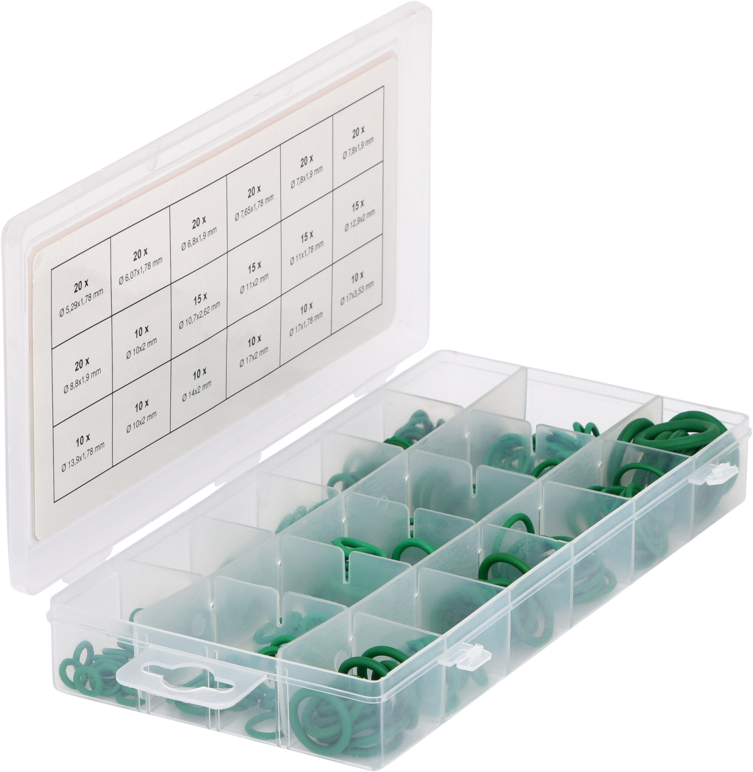 KS Tools Sortiment O-Ringe für Klima, HNBR, 270-tlg