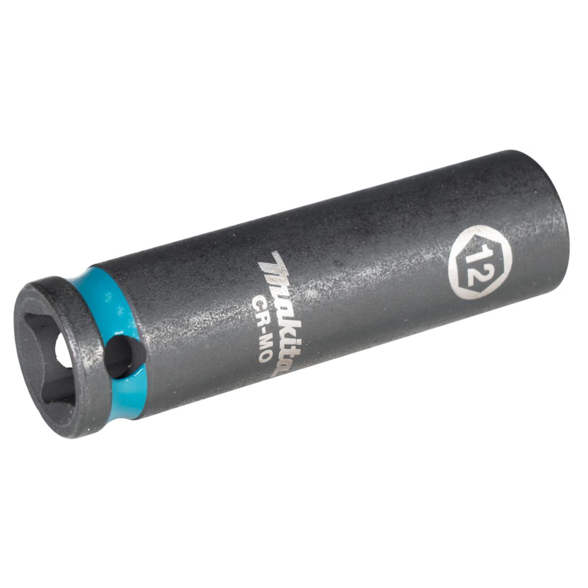 Makita Steckschlüssel 3/8 Zoll - SW12 - lang - Impact Black - E-16293