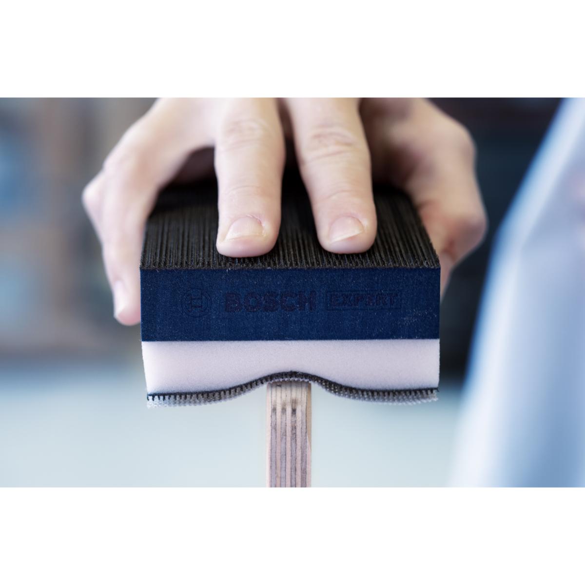Bosch EXPERT Dual Density Set: Handschleifblock und Schleifnetz, 80x133 mm