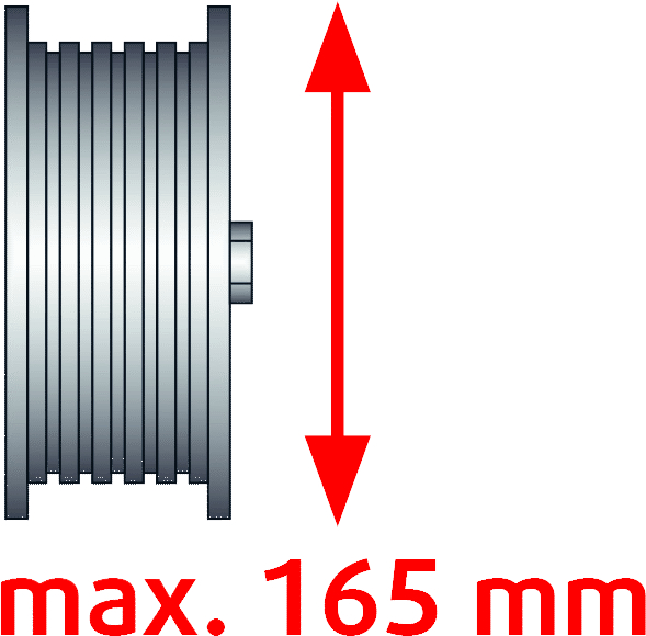 KS Tools Universal-Rillen-Riemenscheiben-Abzieher Ø 40-165 mm