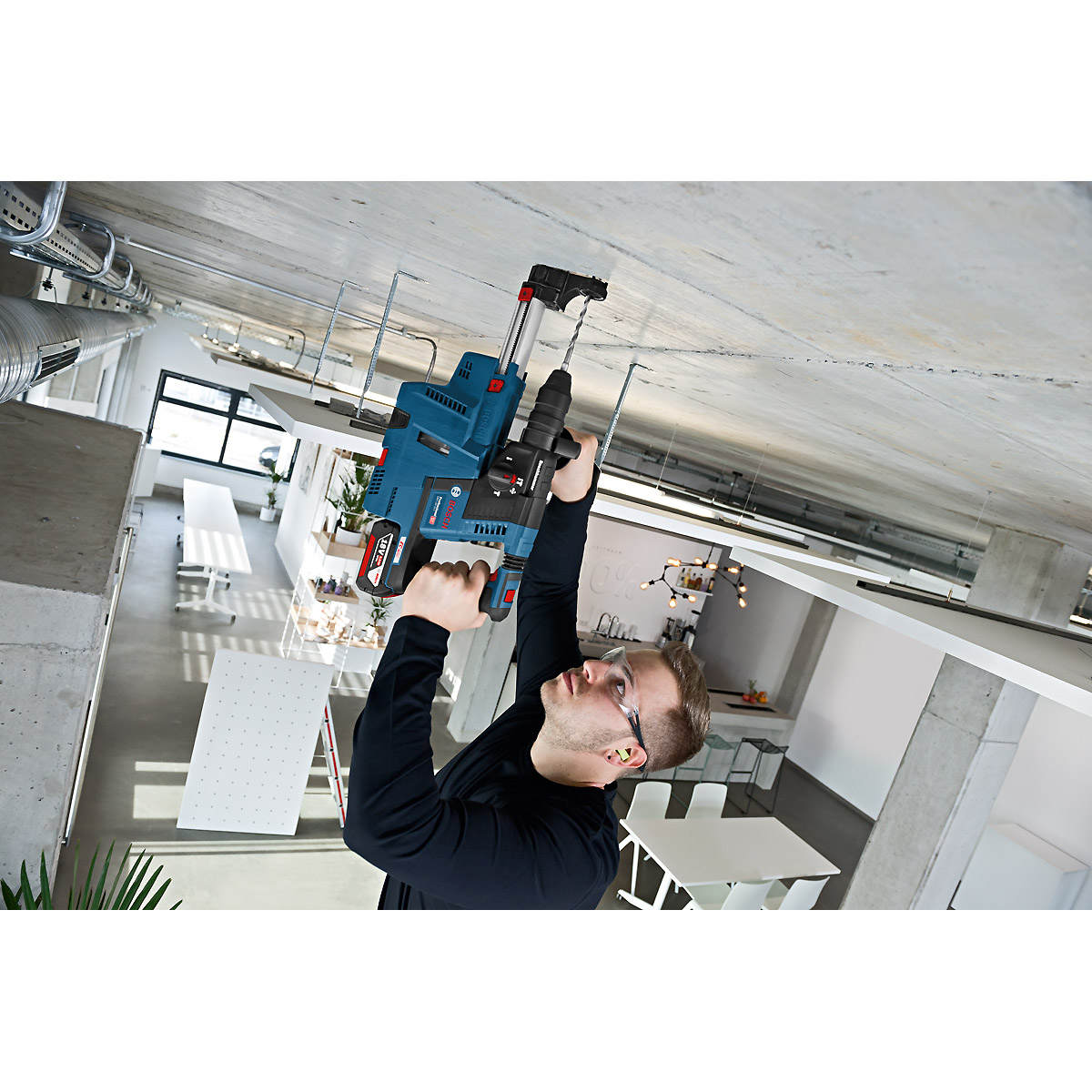 Bosch Akku-Bohrhammer mit SDS plus GBH 18V-26 F, Solo Version