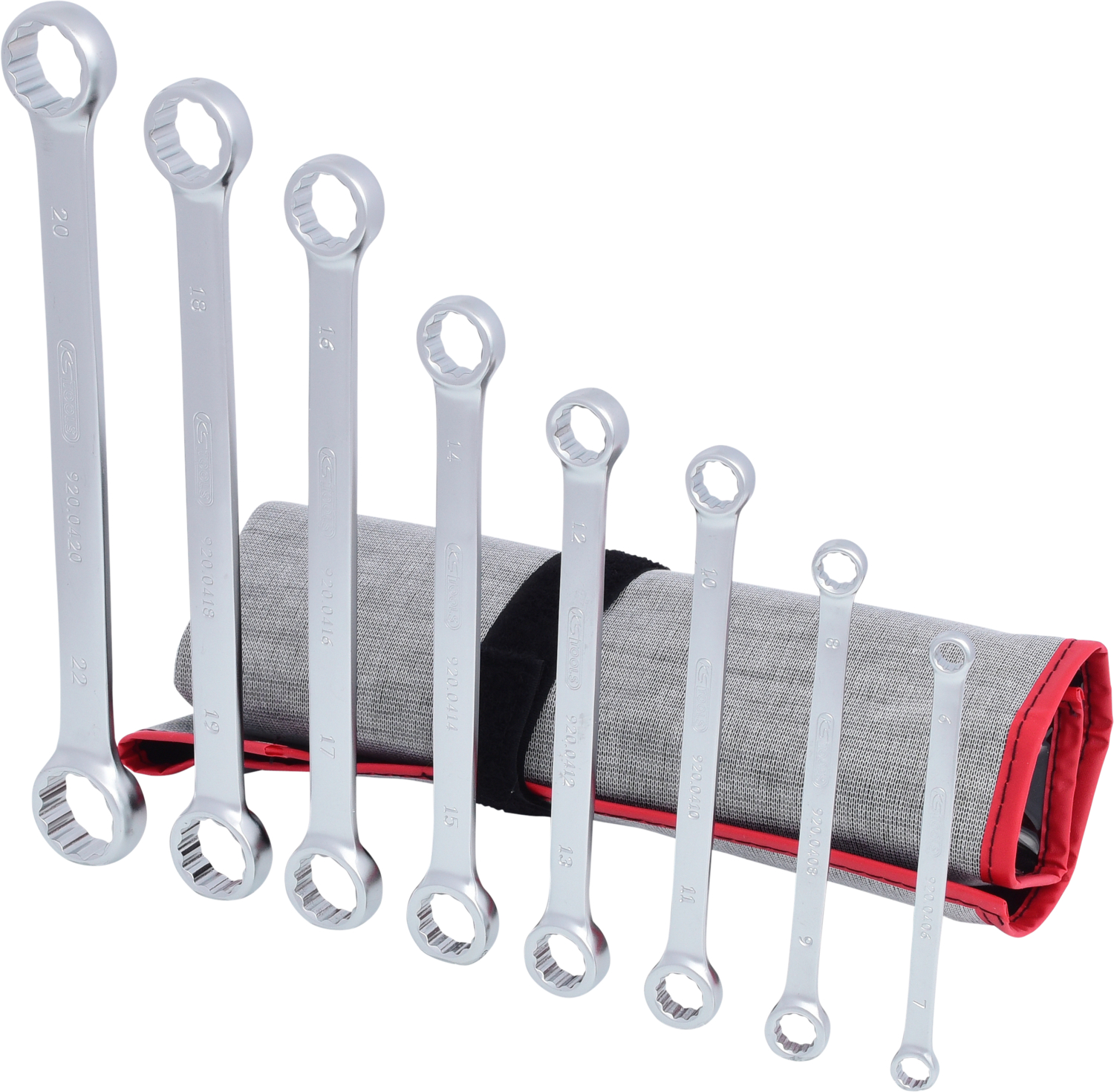 KS Tools ULTIMATEplus Doppel-Ringschlüssel-Satz, gerade, 8-tlg
