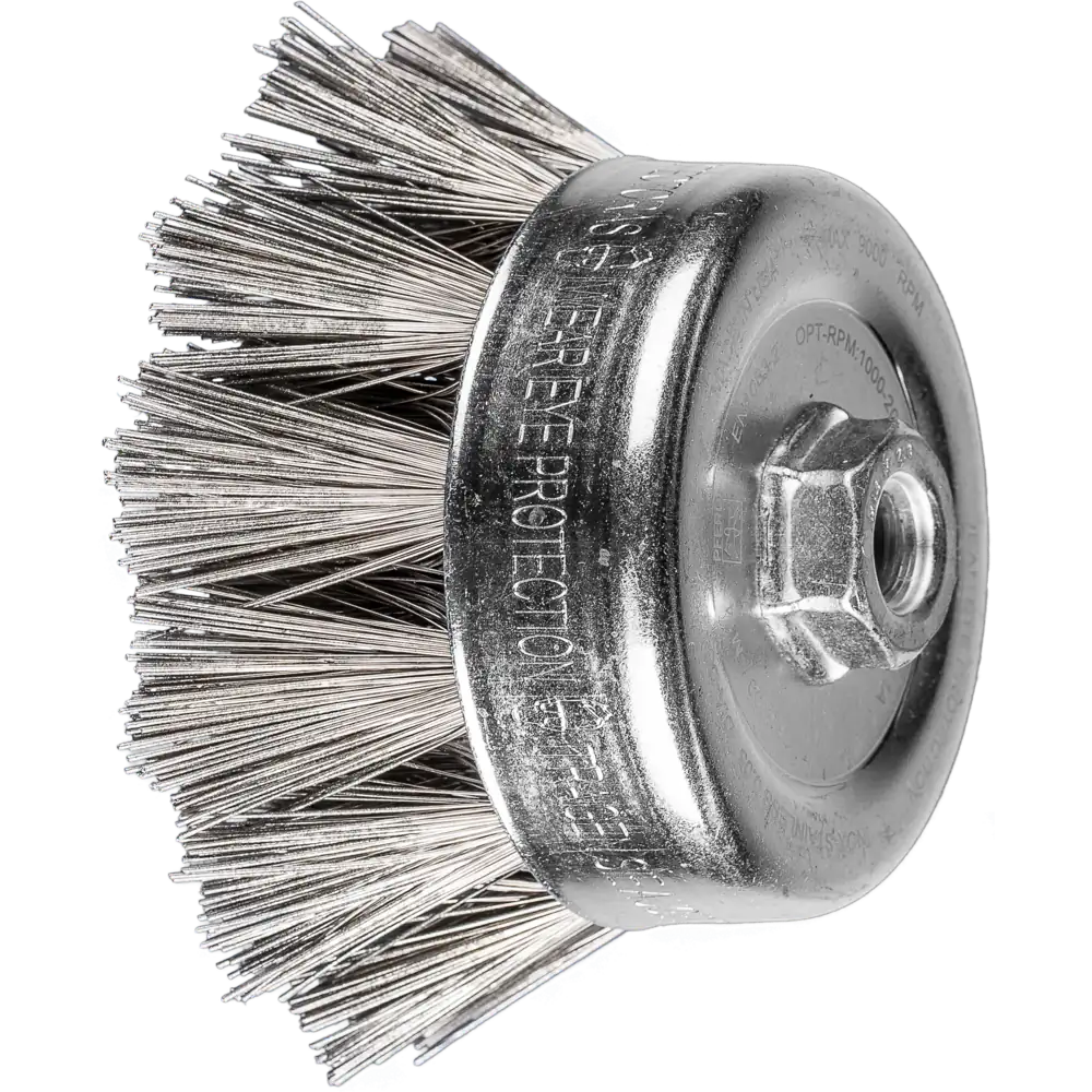 PFERD TOOLS Topfbürste gezopft TBG M14 Edelstahl-Diamant-Draht 0,50mm