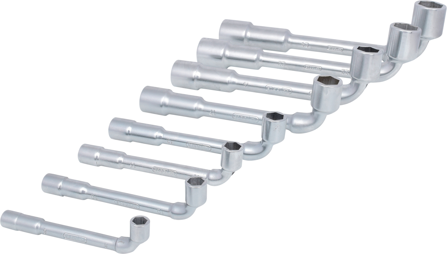 KS Tools ULTIMATEplus Doppel-Steckschlüssel-Satz, gekröpft, 8-tlg