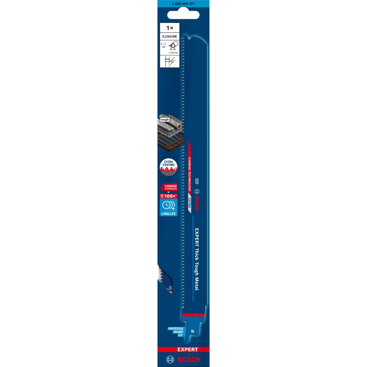 Bosch EXPERT ‘Thick Tough Metal’ S 1255 CHC Säbelsägeblatt