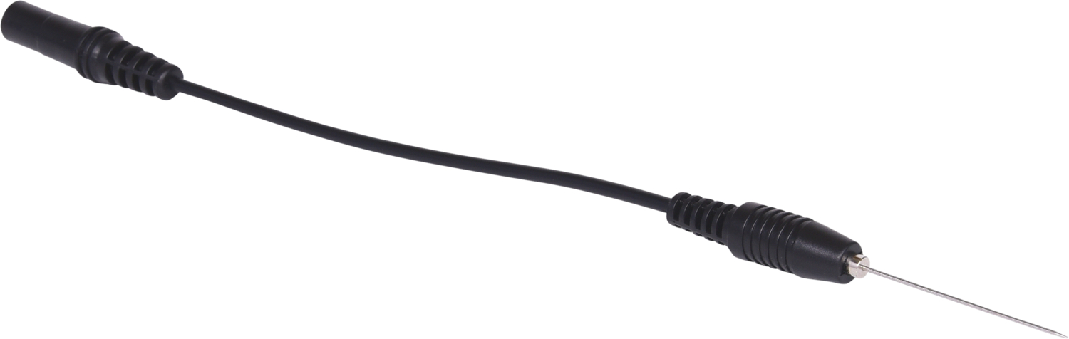 KS Tools 4,0 mm Eingangsbuchse auf nadelförmige Prüfspitze, schwarz